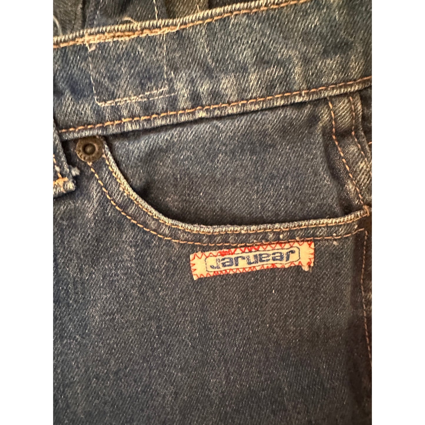 Vintage Handmade Denim / Jeans Tag Patchwork Bag Tote