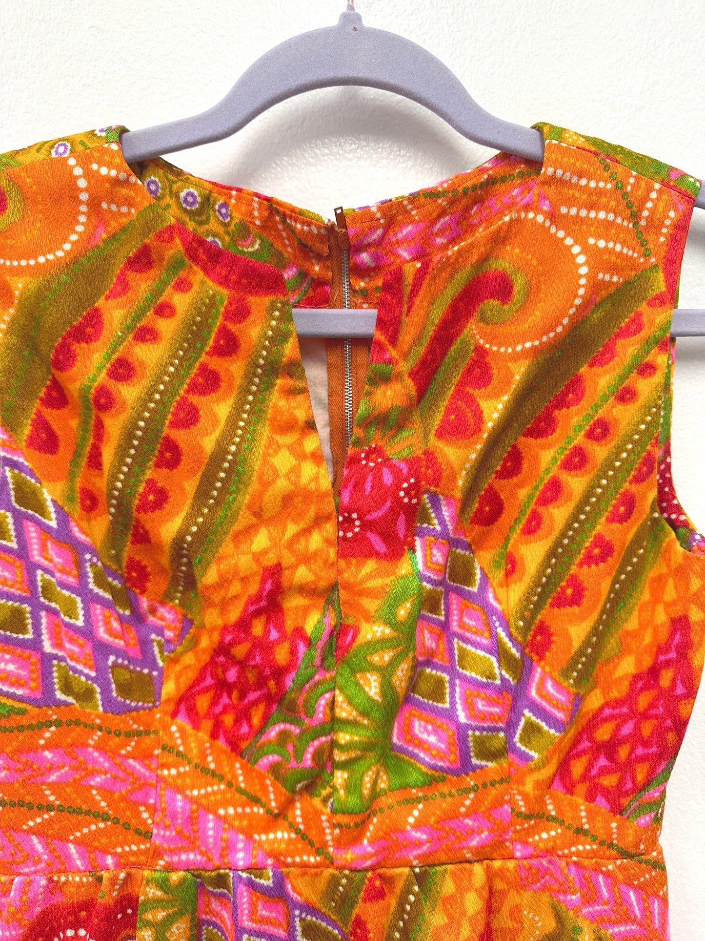 1960's Psychedelic Mini Dress