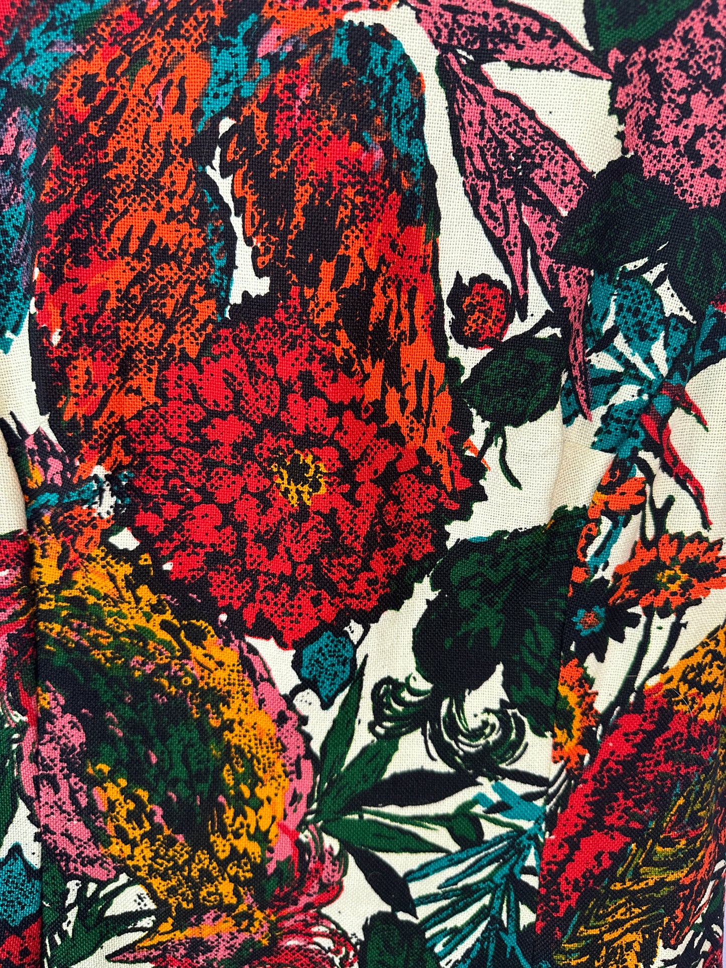 1960's Talento Mini Dress Floral
