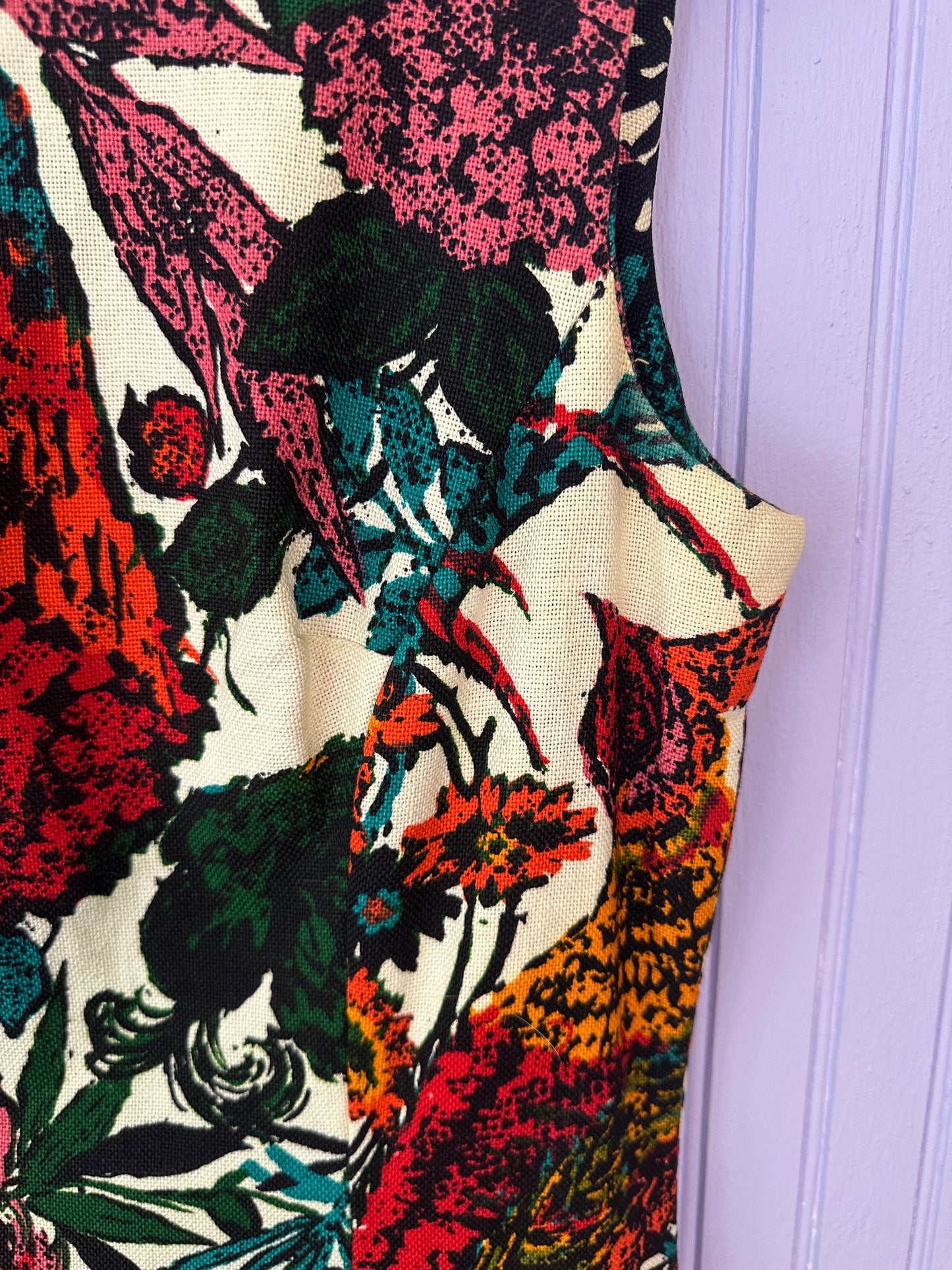 1960's Talento Mini Dress Floral
