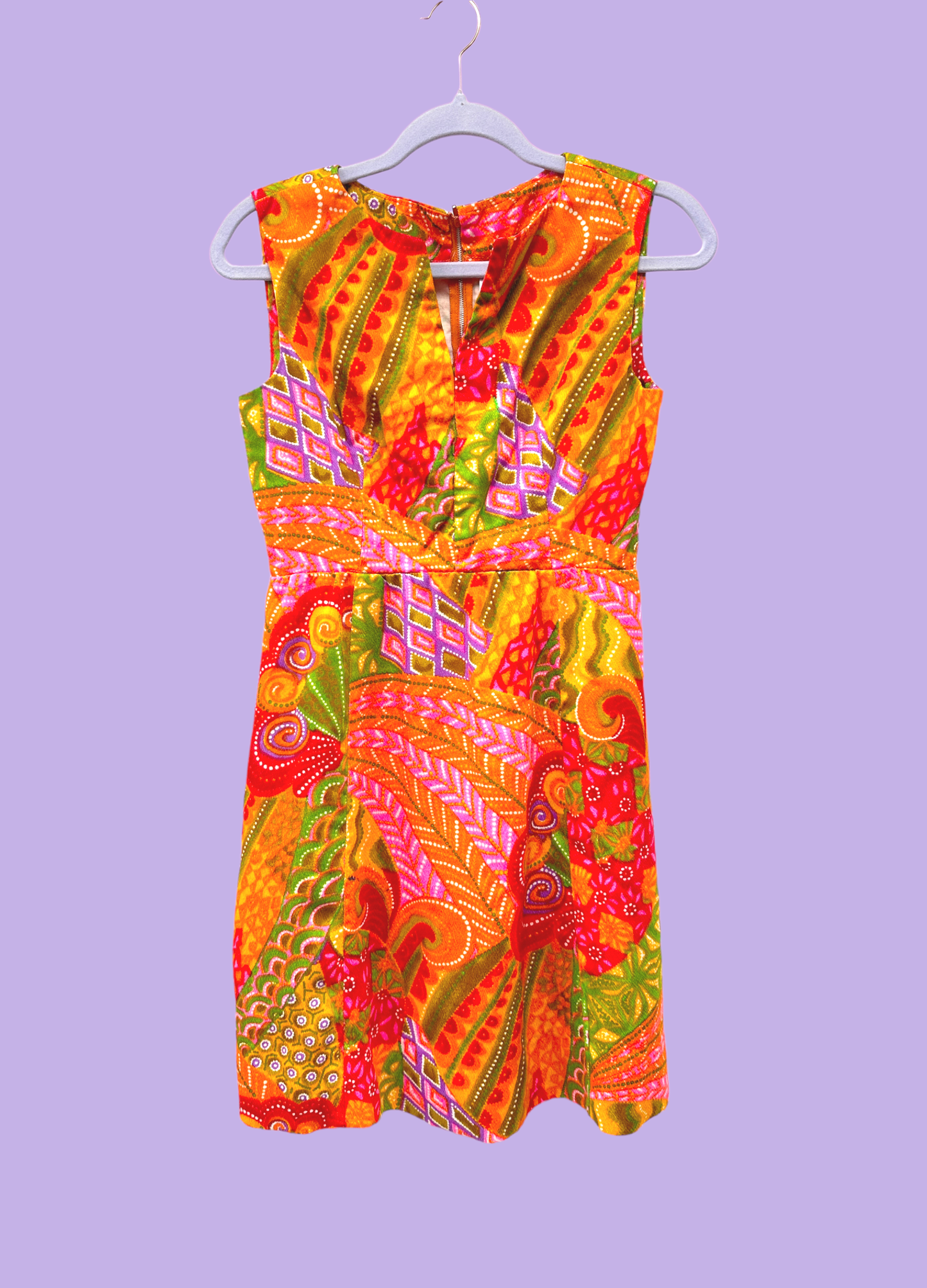 1960's Psychedelic Mini Dress
