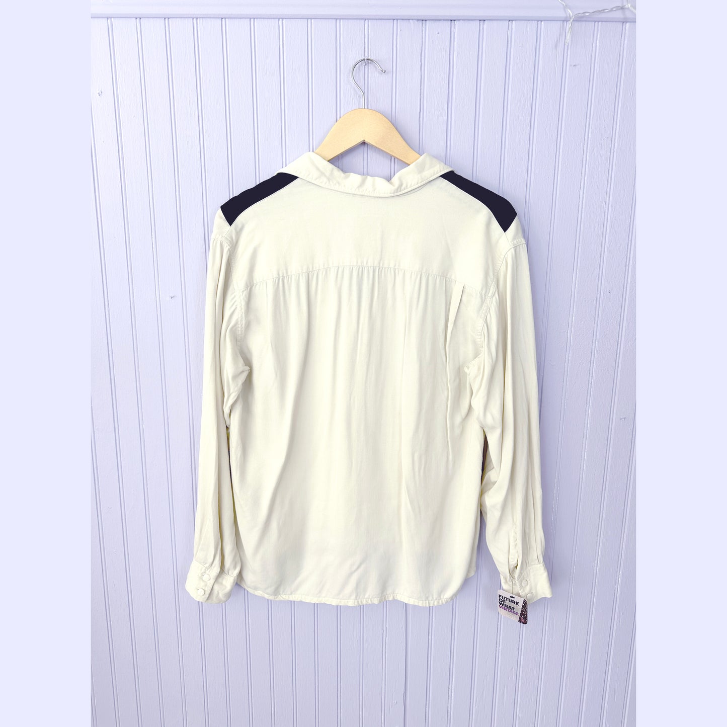 1950's Colorblock Gabardine Rockabilly Top
