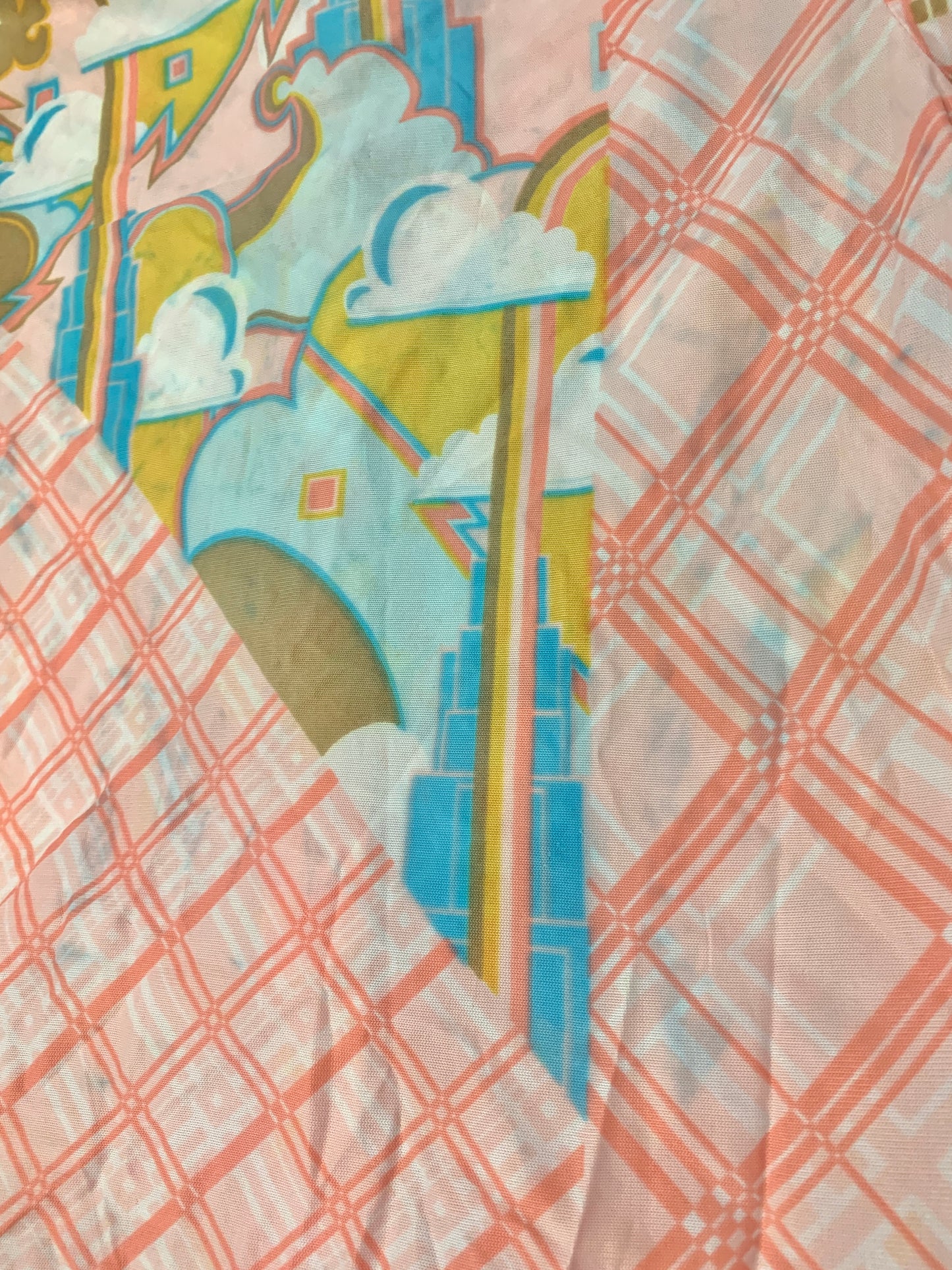 1970s Psychedelic Buttondown XS