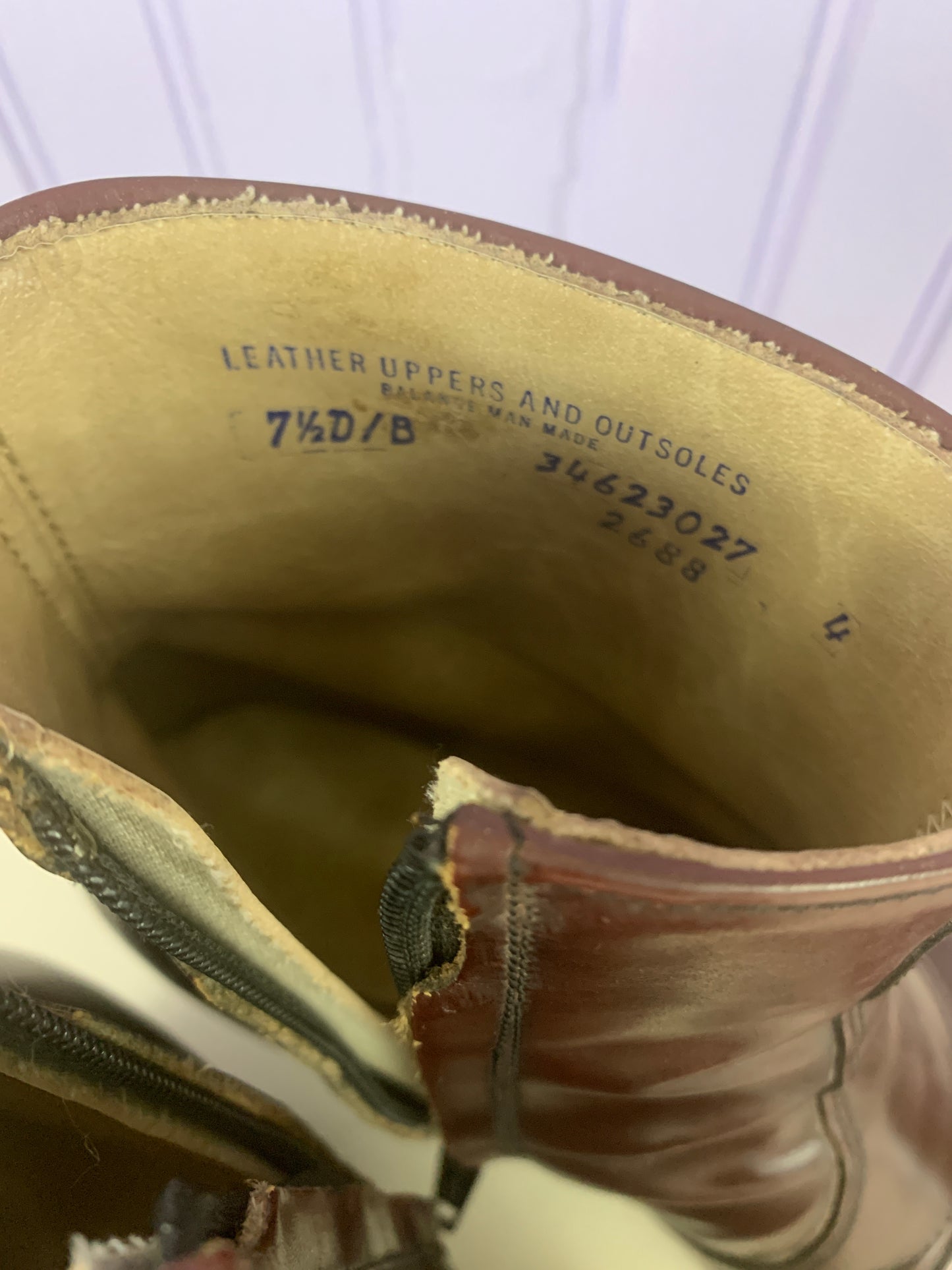 Leather booties Hanover 1970s