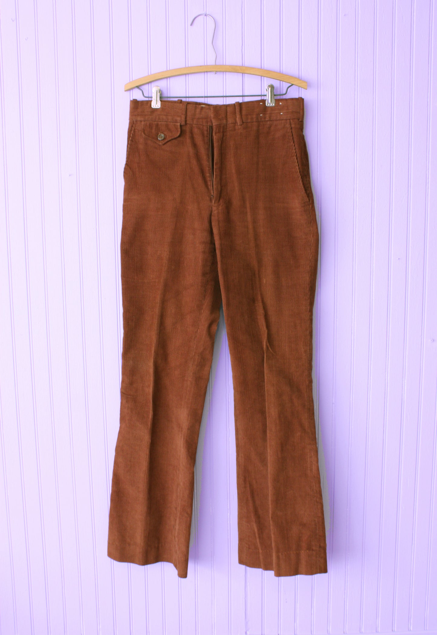 3 Piece 1970s Brown Corduroy Suit by Mercedes