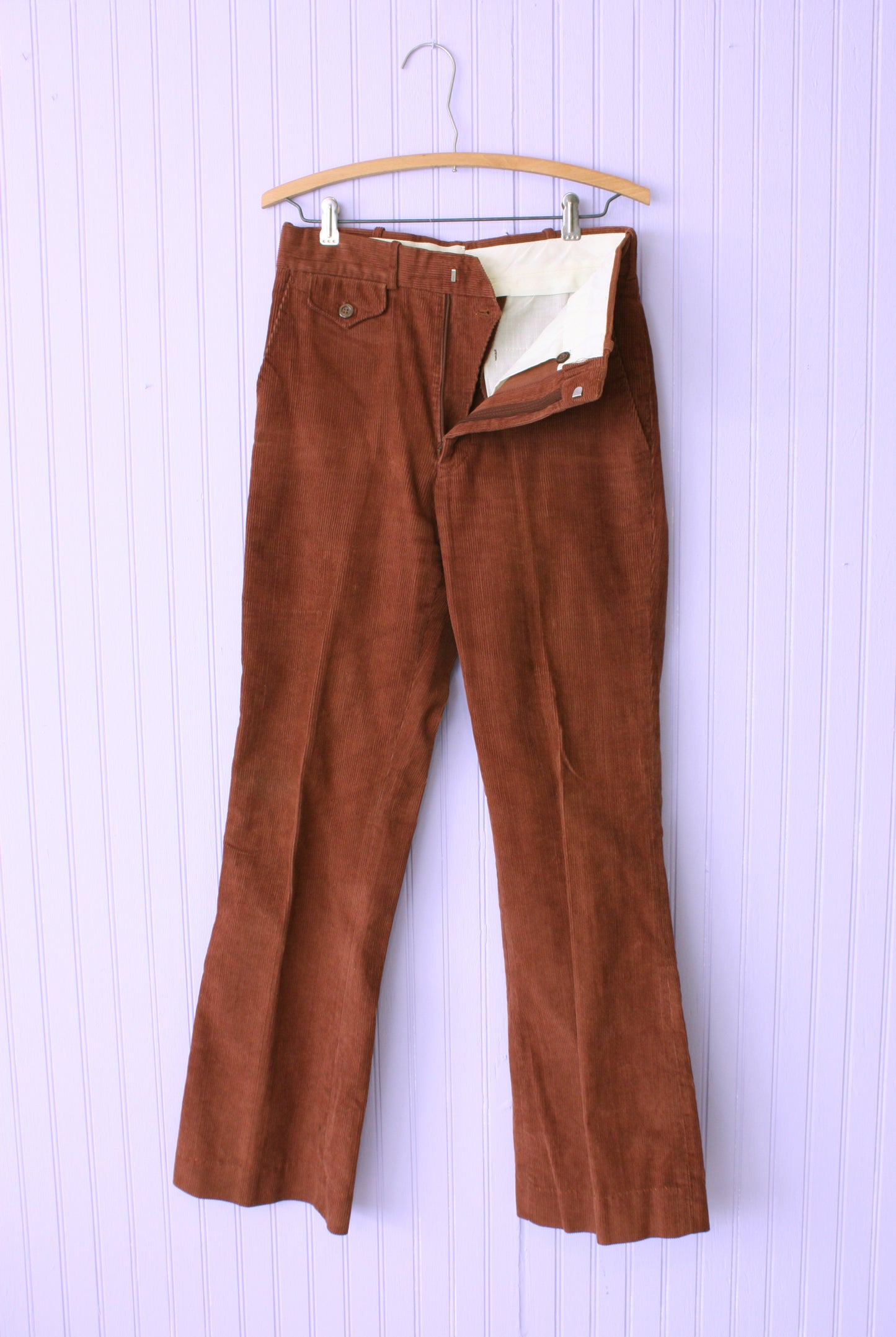 3 Piece 1970s Brown Corduroy Suit by Mercedes