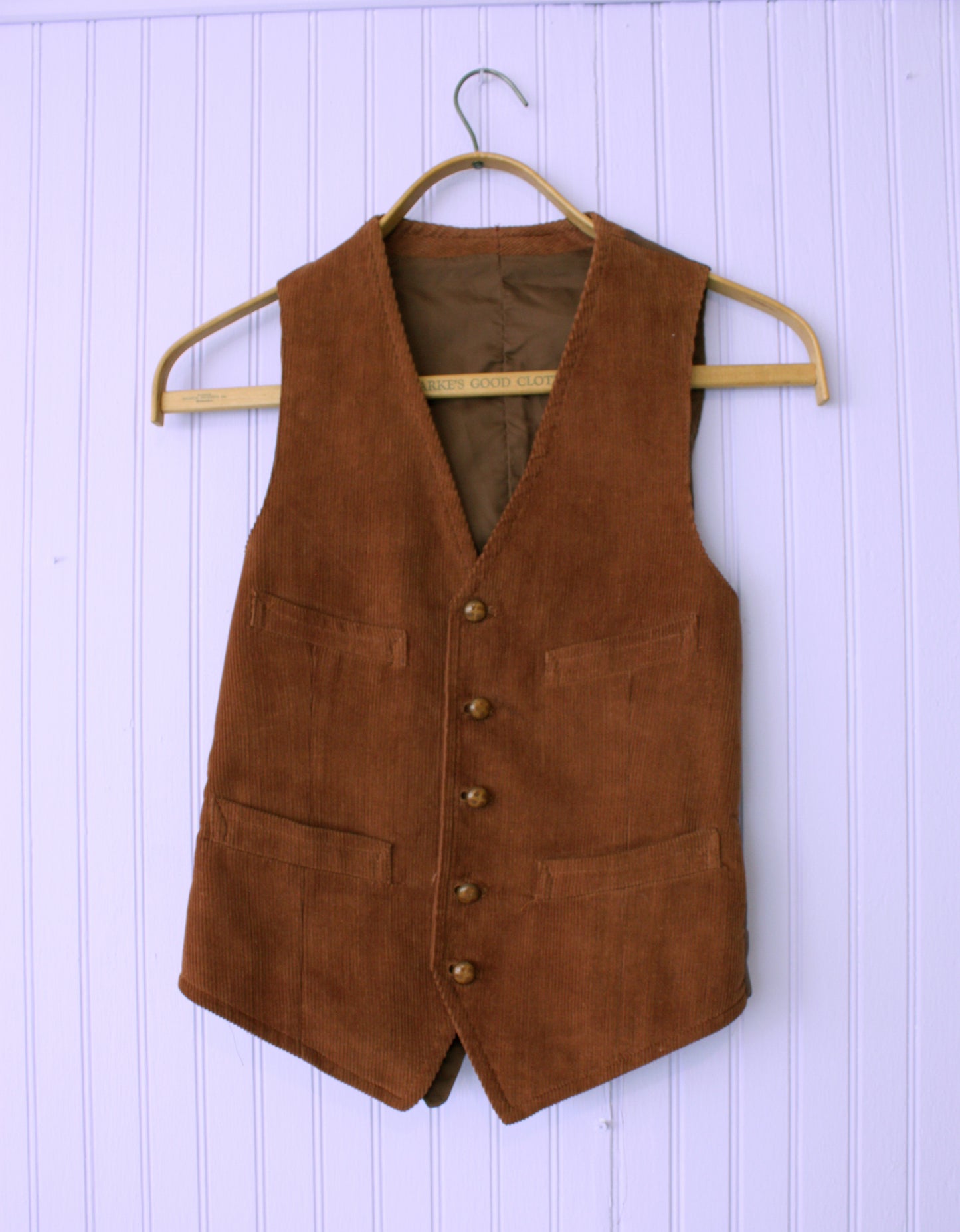 3 Piece 1970s Brown Corduroy Suit by Mercedes