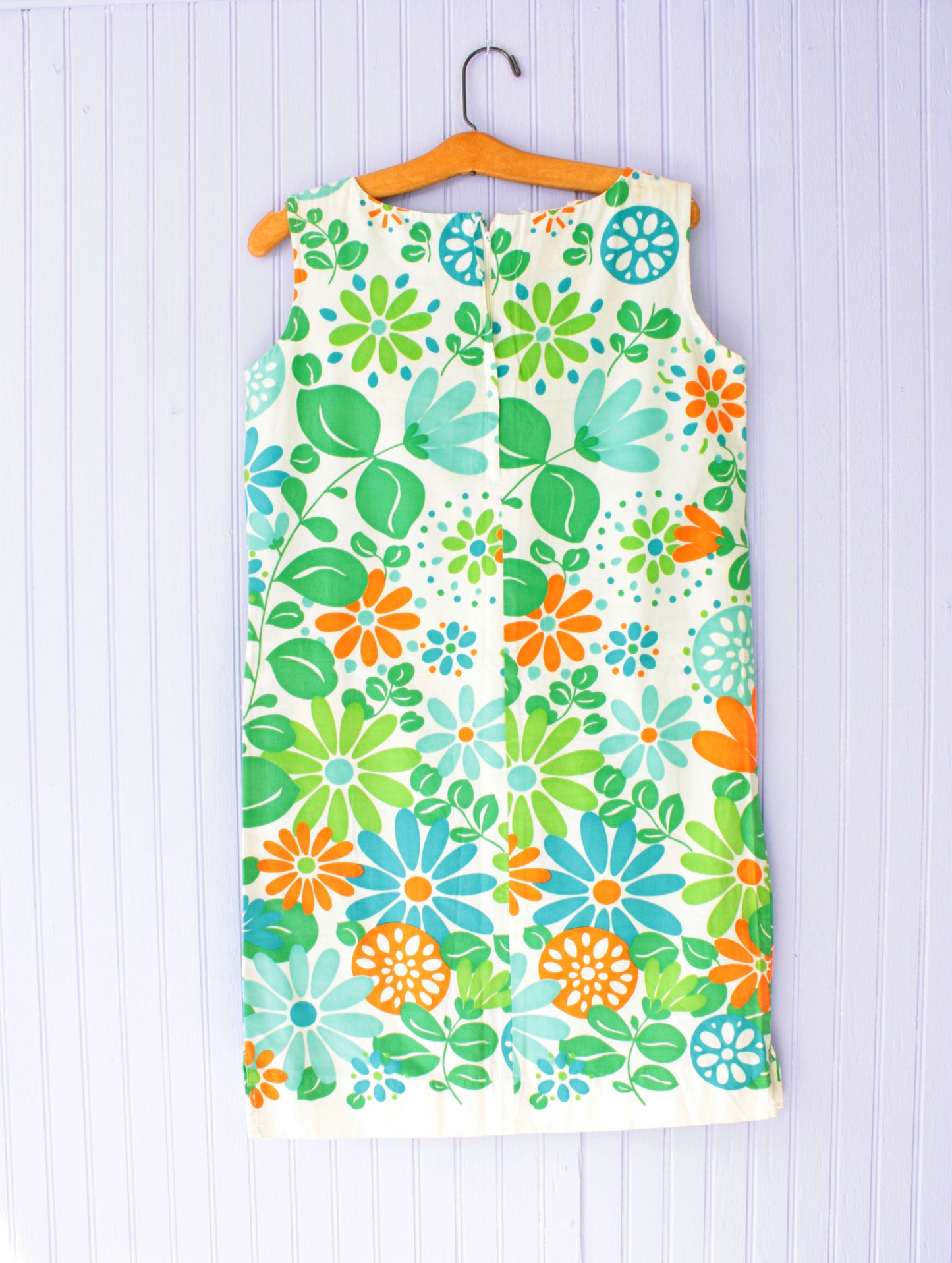 1960's Cotton Mini Shift Dress