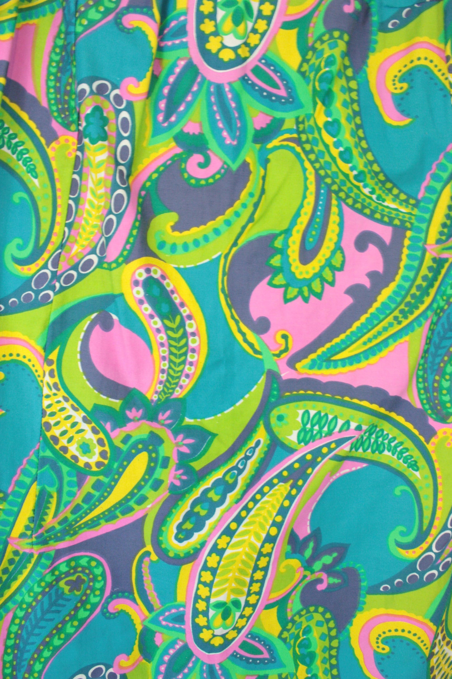 Paisley 1960s Mini Shift Dress