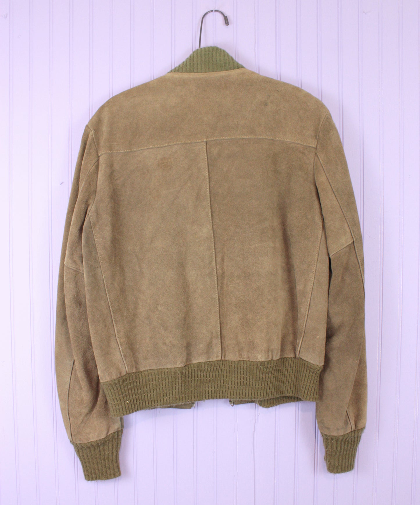 Vintage Leather Bomber Jacket by Classic Directions