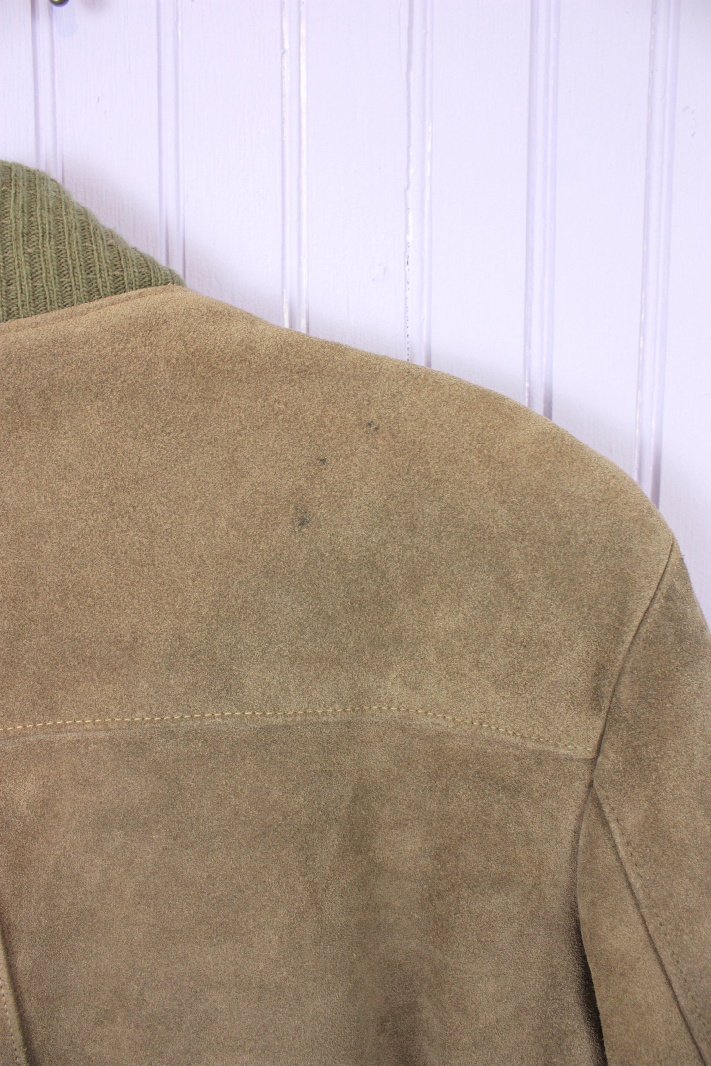 Vintage Leather Bomber Jacket by Classic Directions