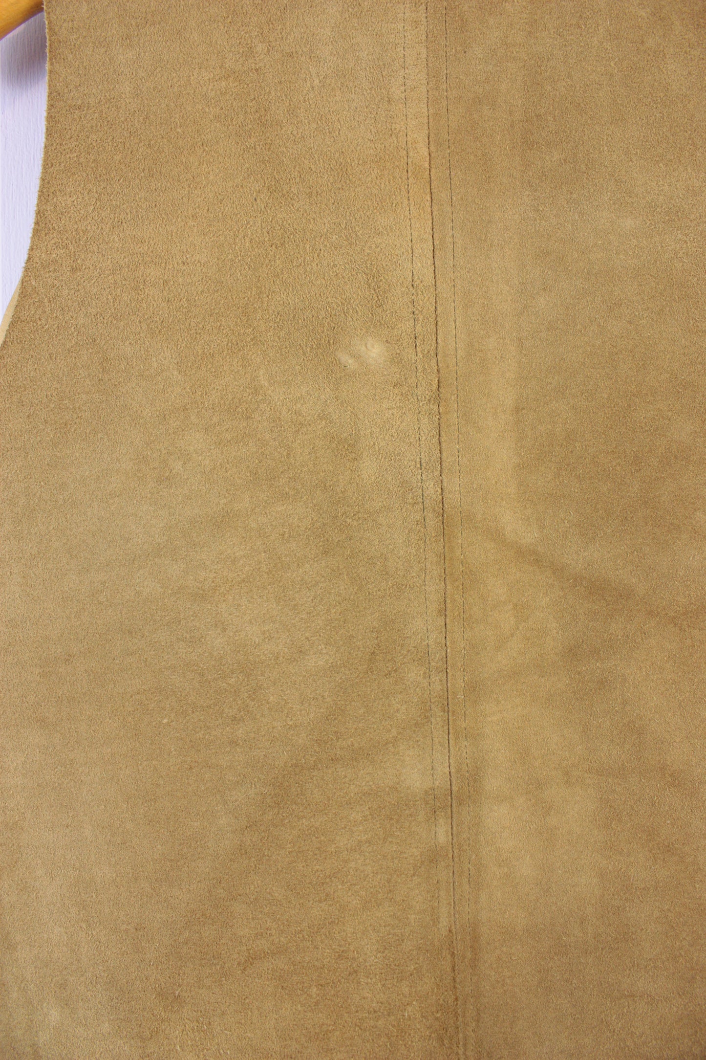 Leather Rawhide Vest 1970's