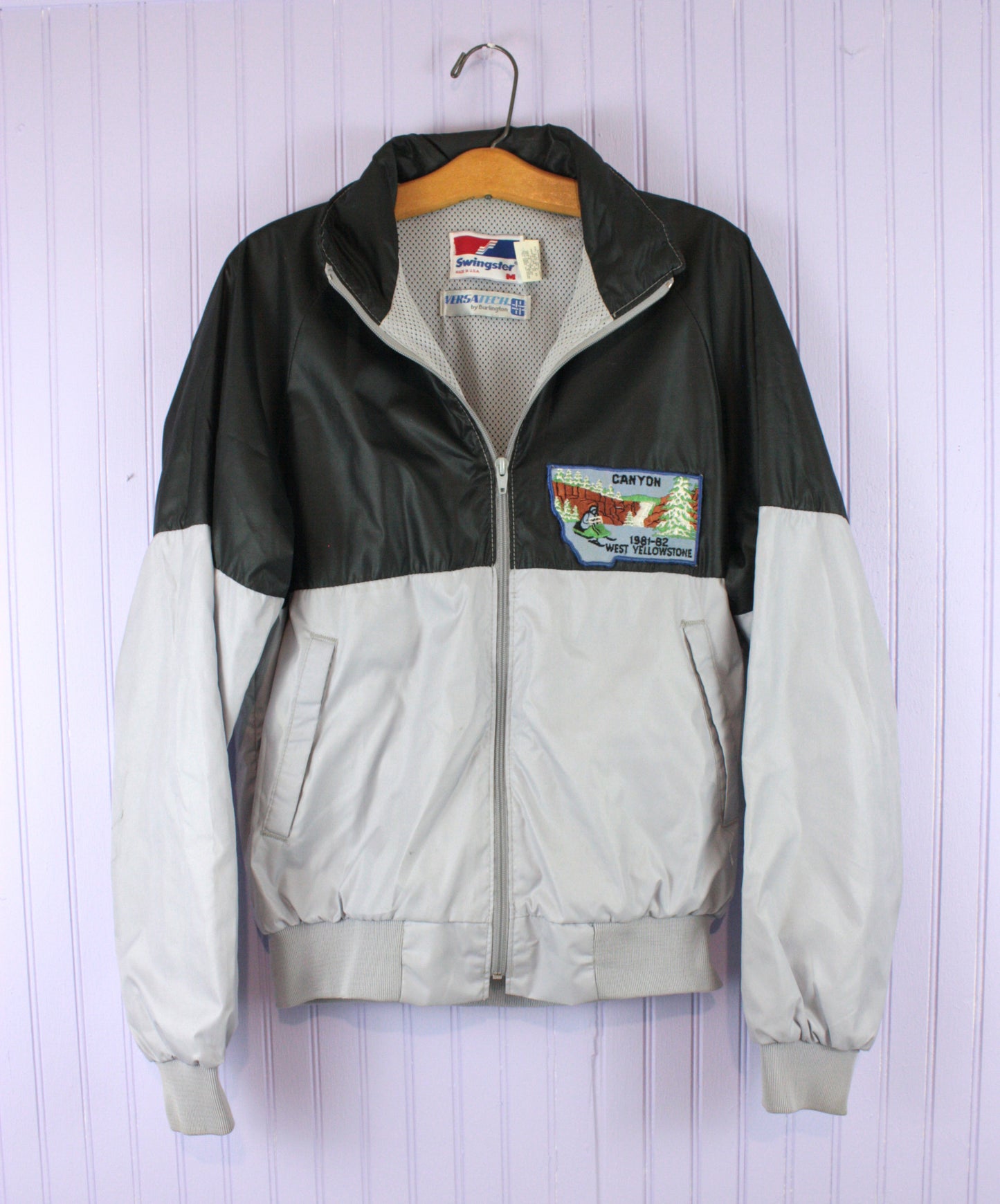 Colorblock Yellowstone Windbreaker Jacket 1980s