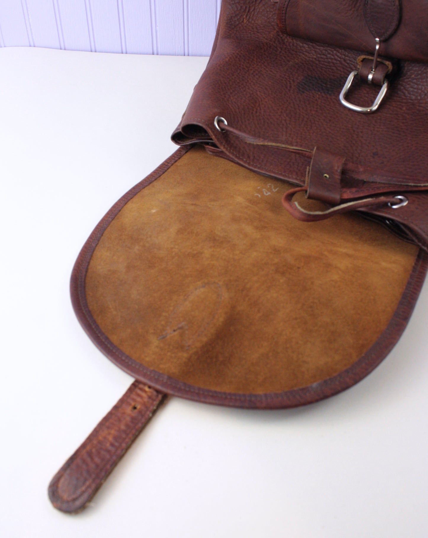 Robert Chew 1960's Leather Backpack