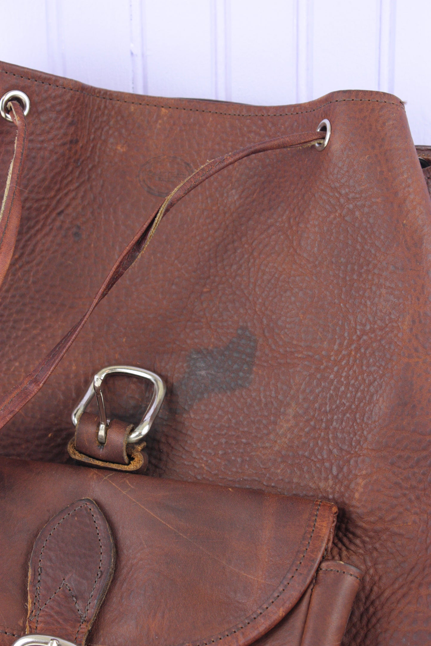 Robert Chew 1960's Leather Backpack