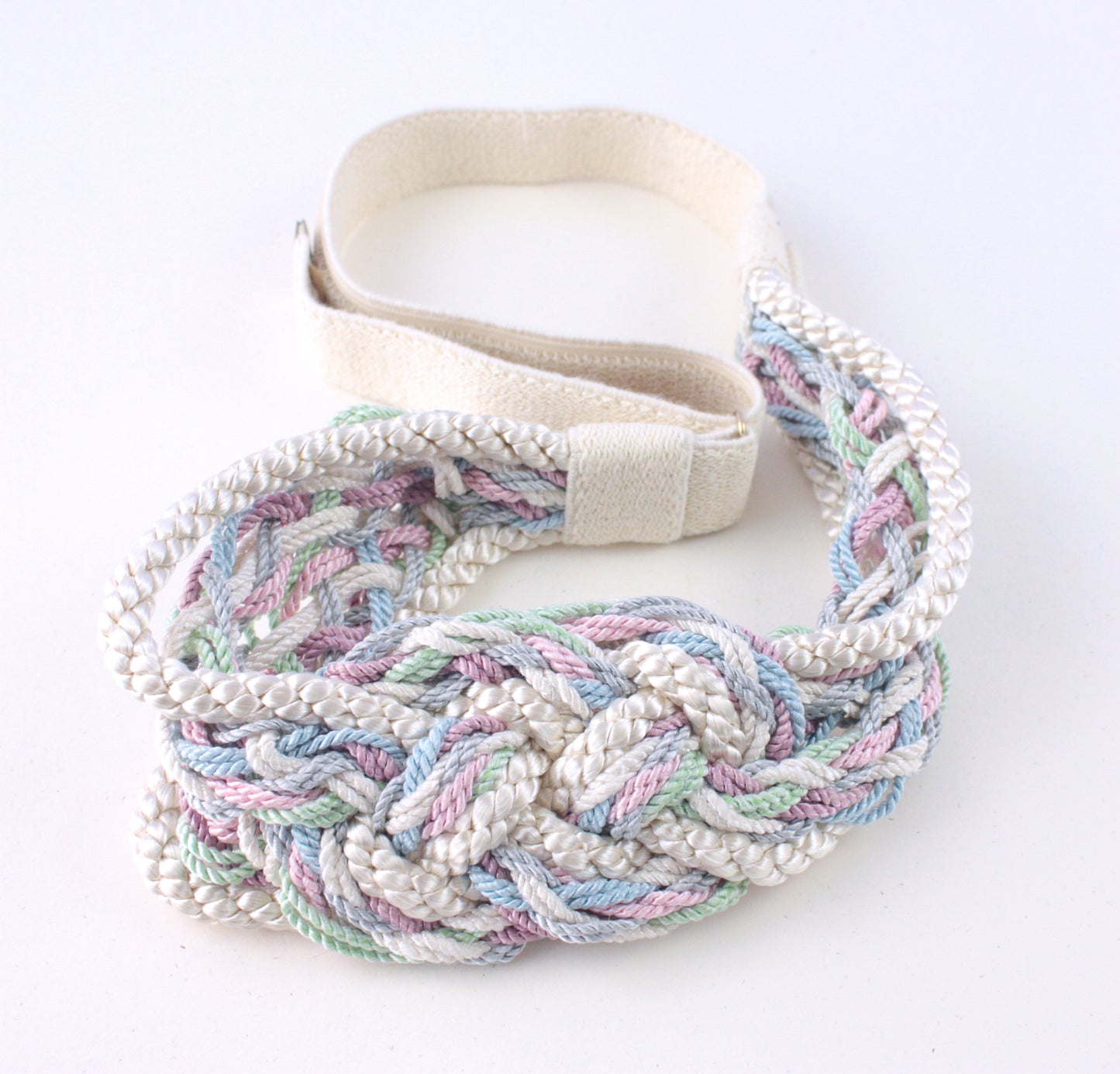80's Cinch Belt in Pastel Rope