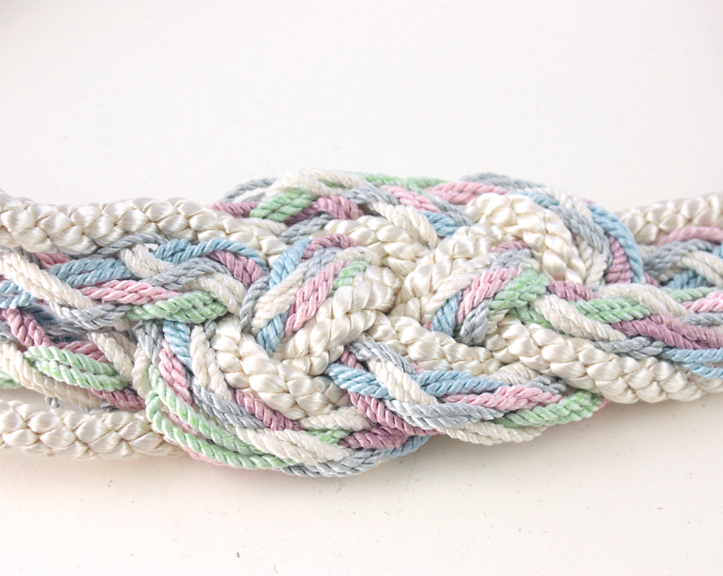80's Cinch Belt in Pastel Rope