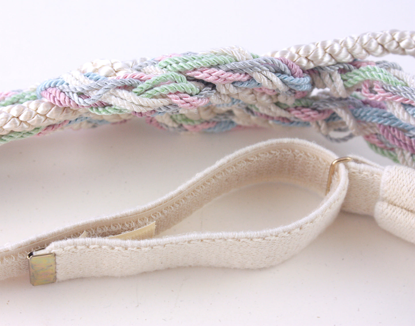 80's Cinch Belt in Pastel Rope