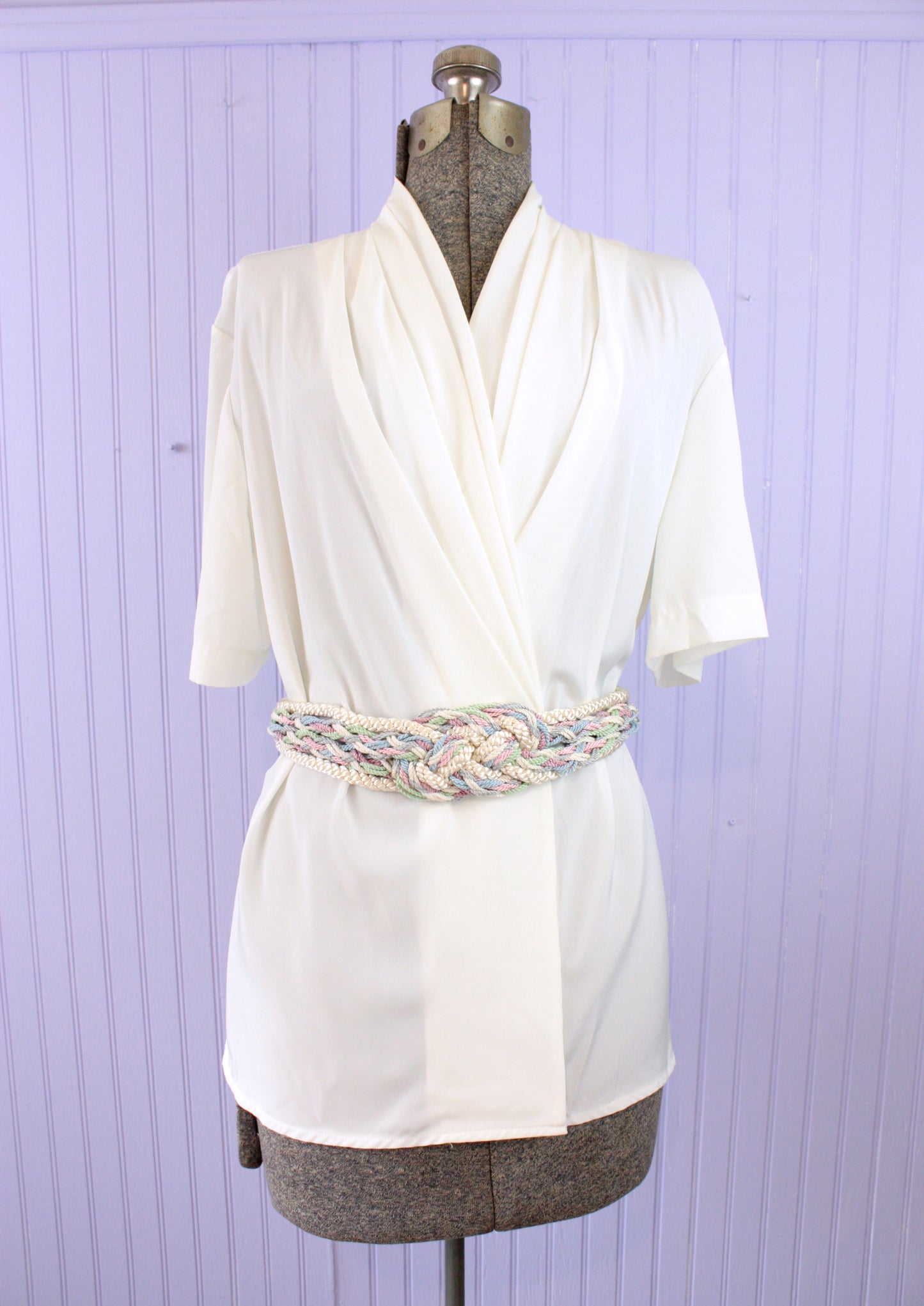 80's Cinch Belt in Pastel Rope