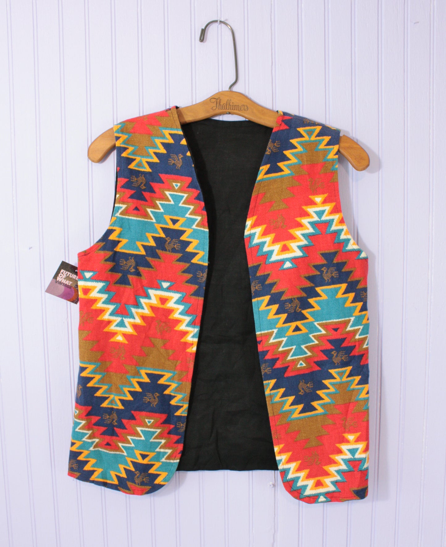 Southwestern Vest with Bird Detail