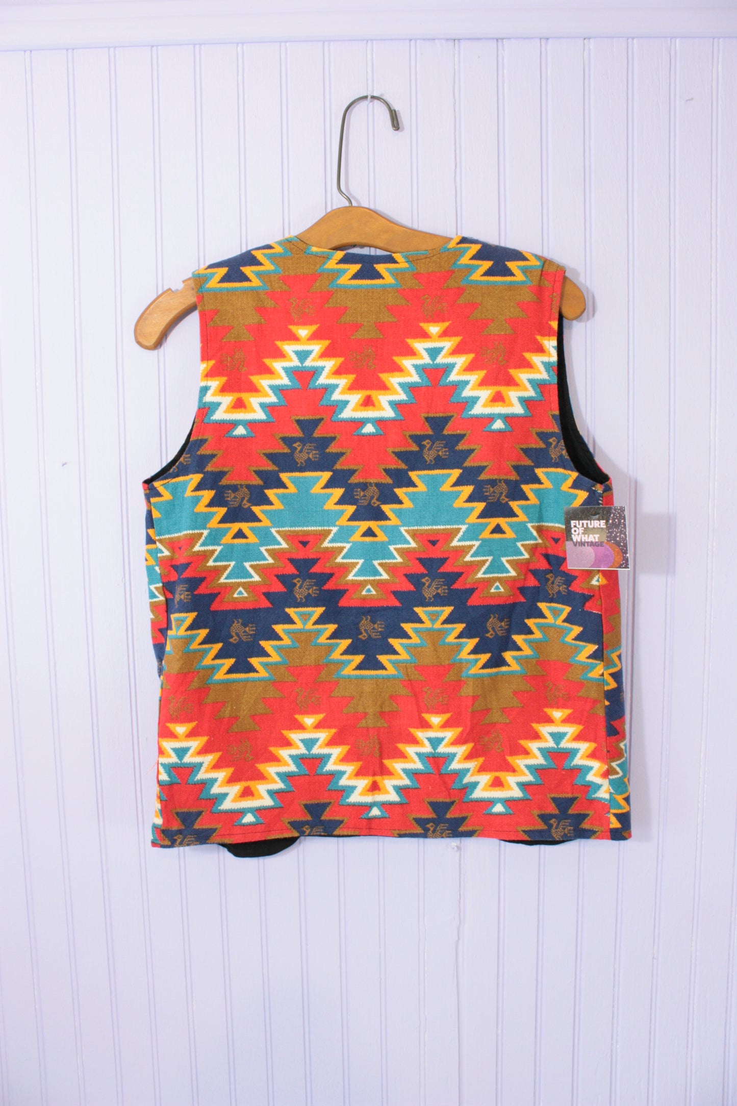 Southwestern Vest with Bird Detail