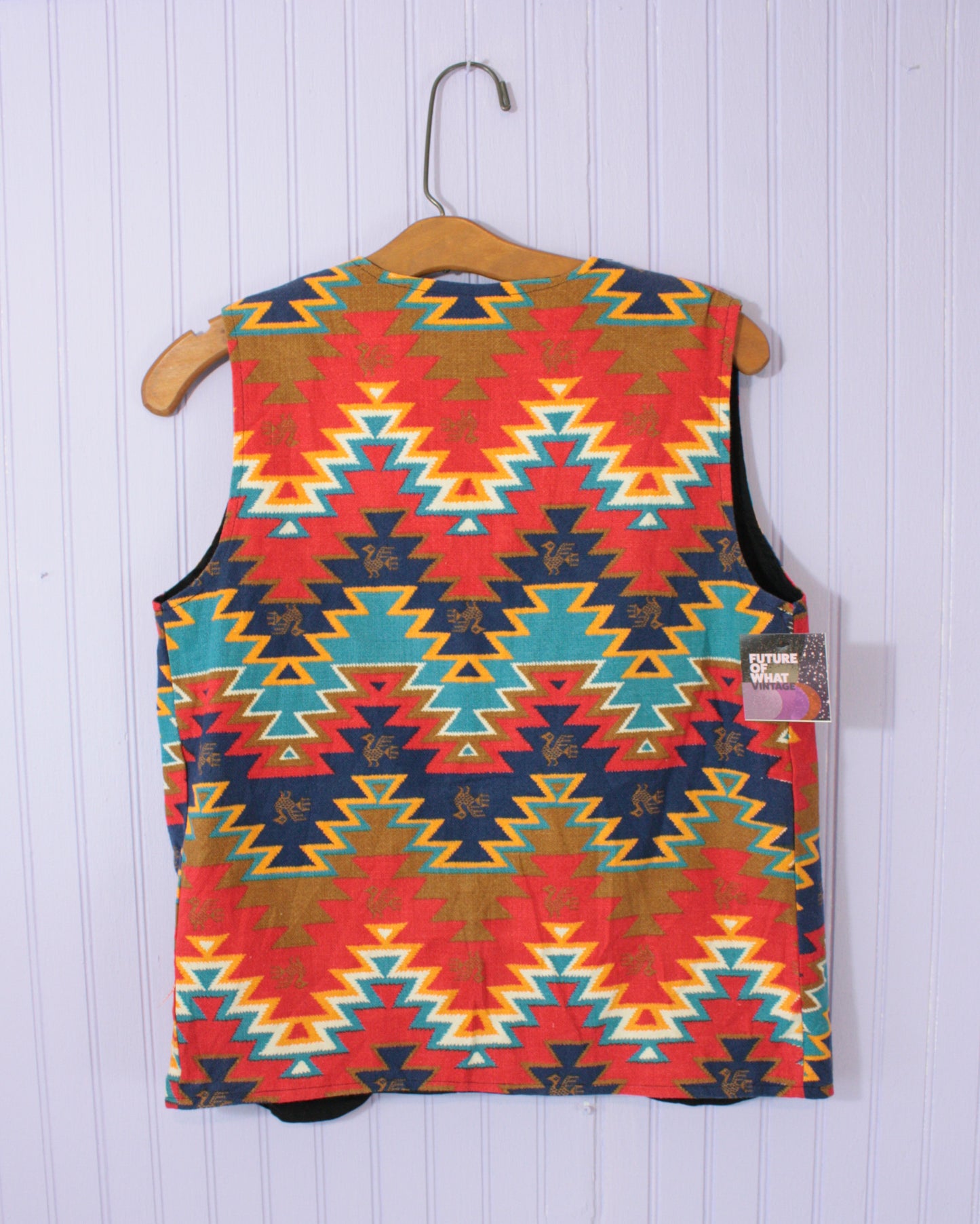 Southwestern Vest with Bird Detail