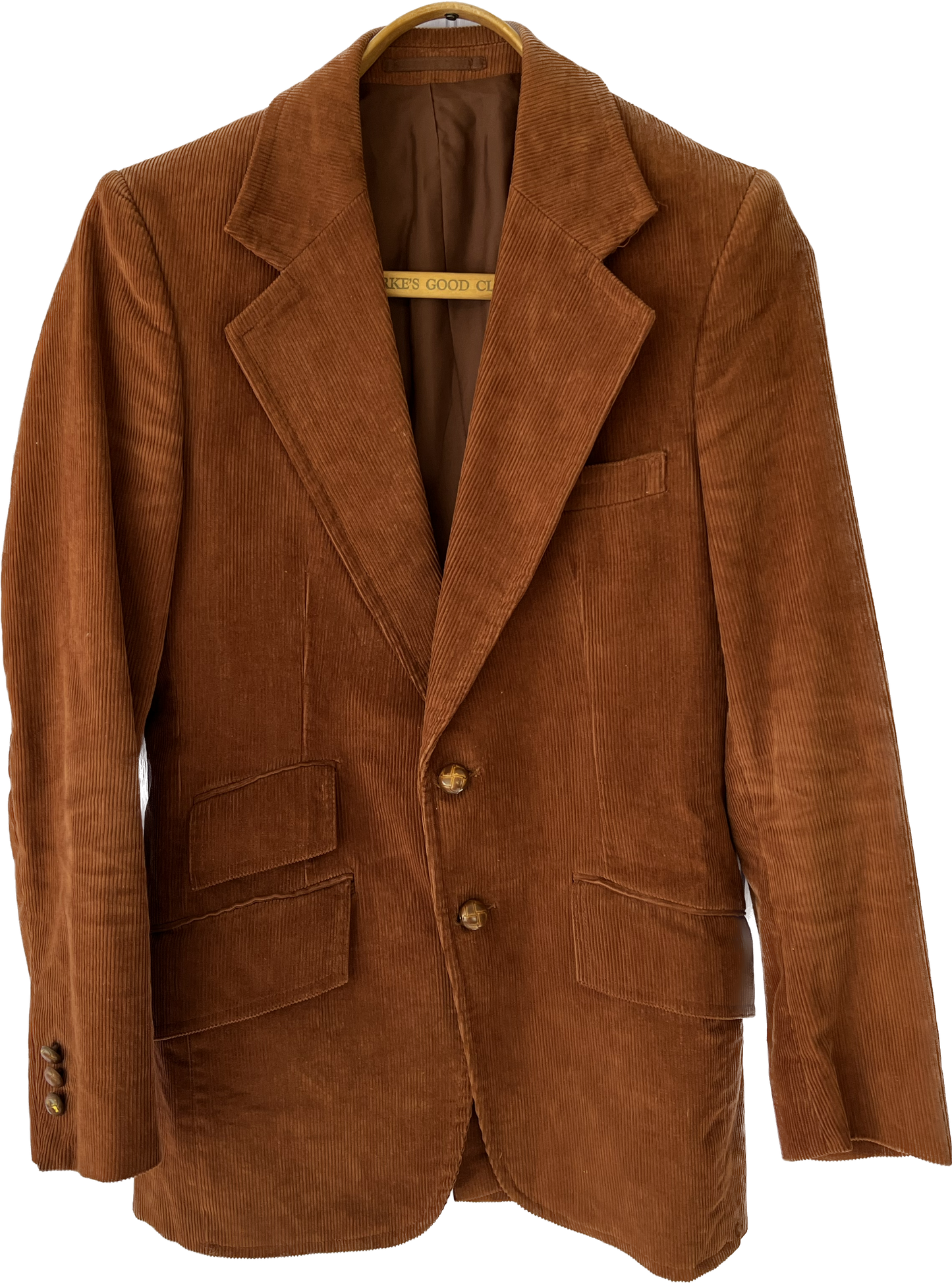 3 Piece 1970s Brown Corduroy Suit by Mercedes
