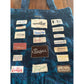 Vintage Handmade Denim / Corduroy Tag Patchwork Bag Tote