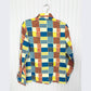 70's Dagger Collar Primary Color Geometric Buttondown