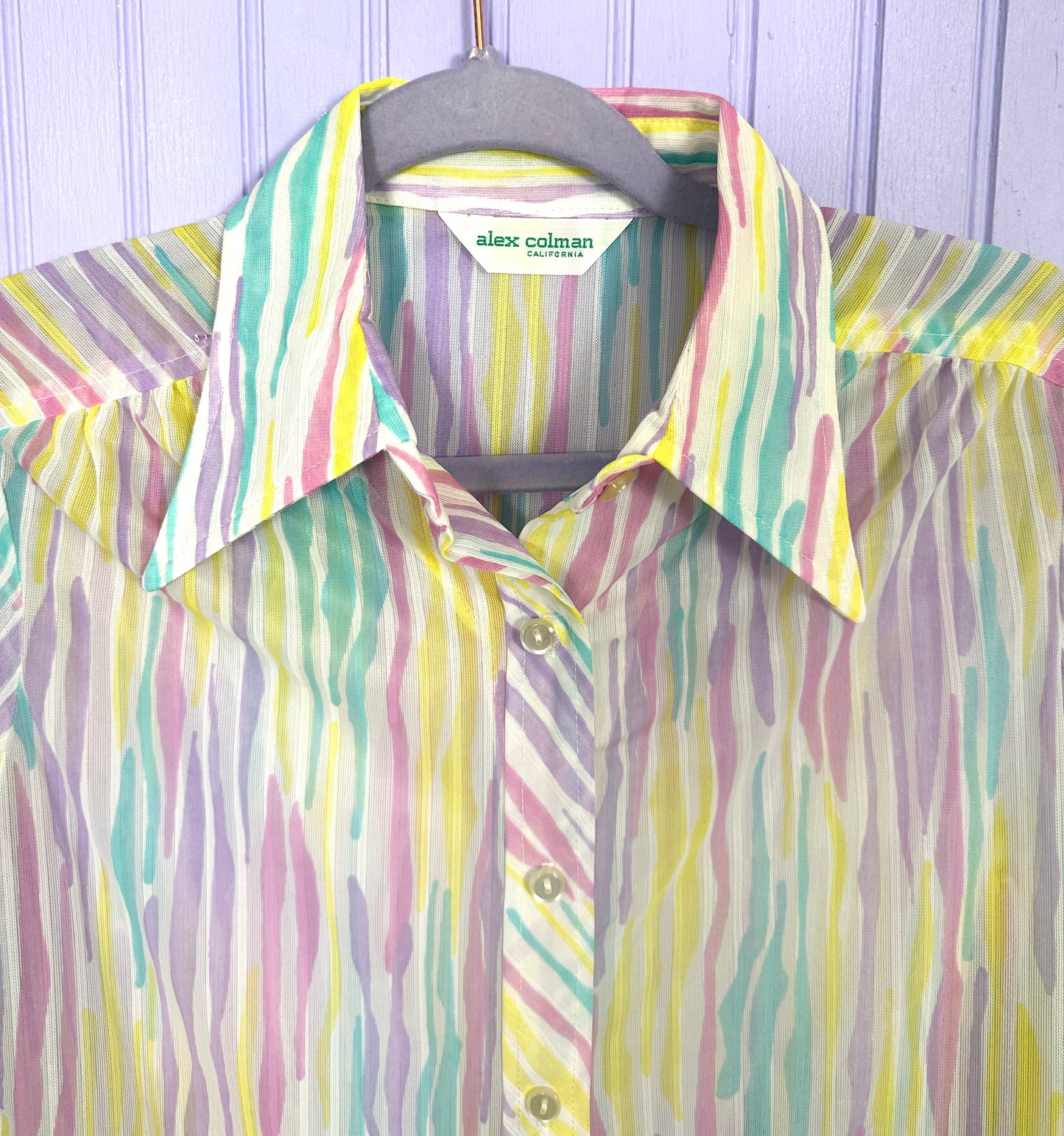 Alex Coleman 70's/80's Pastel Buttondown