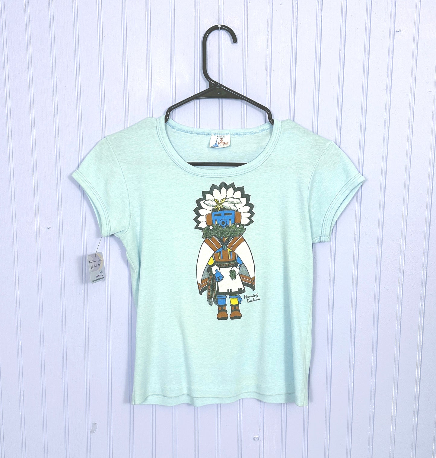 Blue 70’s Vintage Babydoll Kachina Tee