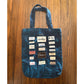 Vintage Handmade Denim / Corduroy Tag Patchwork Bag Tote