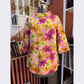 1960's Saks Fifth Avenue Floral Psychedelic Top