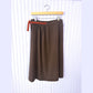 70's Wrap Skirt Applique Brown, Orange and Cream