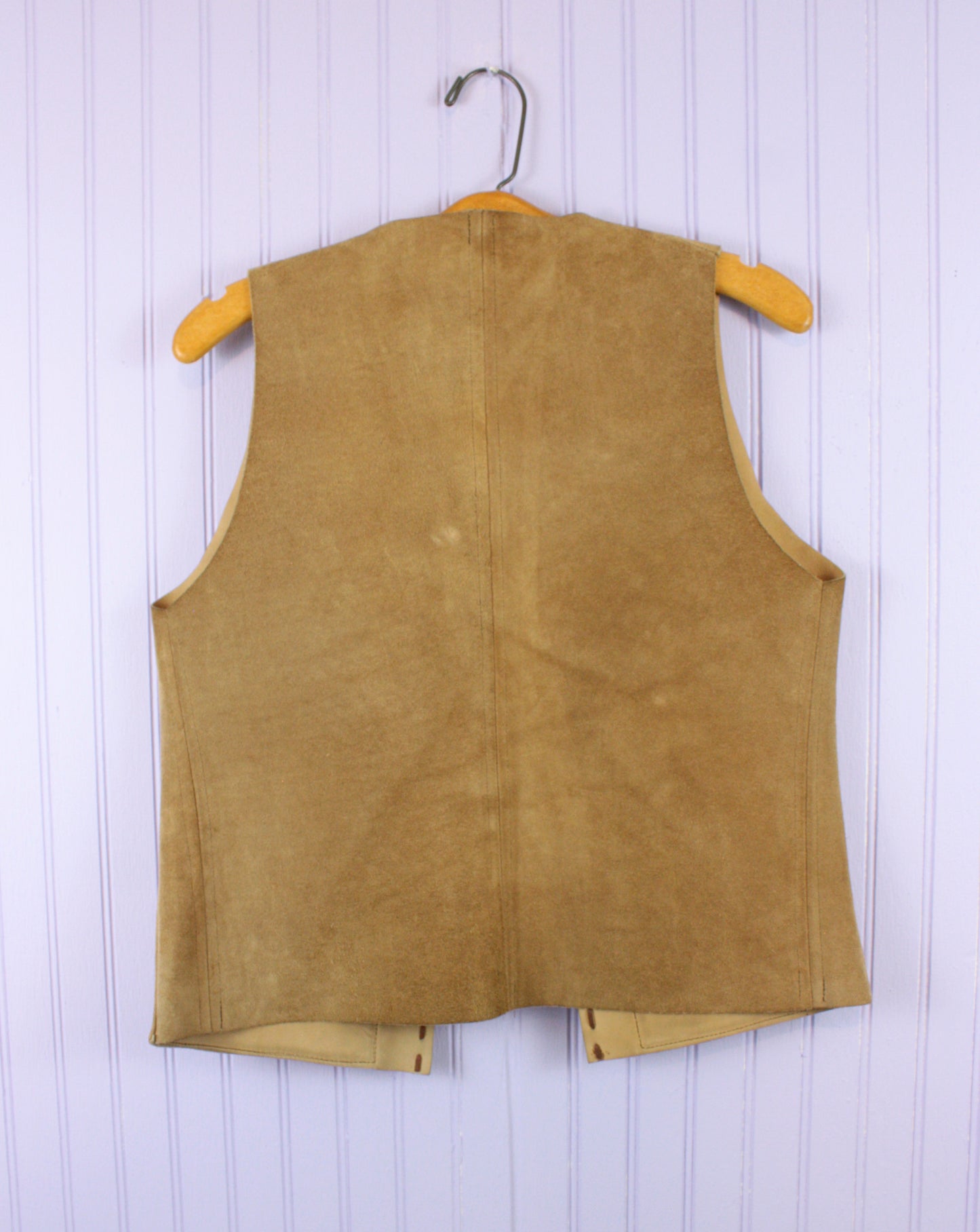 Leather Rawhide Vest 1970's