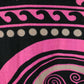 1960s Psychedelic Textured Longsleeve Top Pink Black