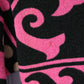 1960s Psychedelic Textured Longsleeve Top Pink Black