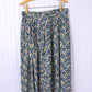 80s Floral Maxi Skirt